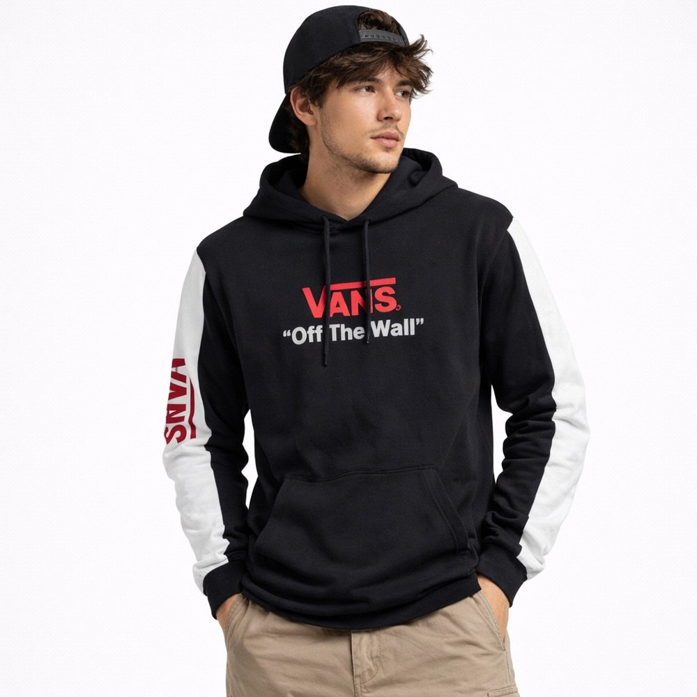 Vans Off The Wall Men’s Black Hoodie Size M